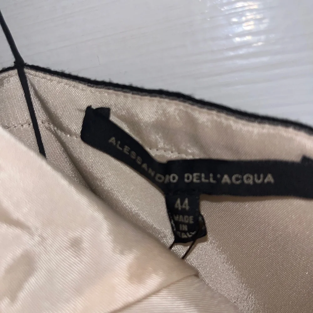 Alessandro Dell'Acqua Dress Black Ivory Lace Strapless Above Knee 44 Womens NWT - Picture 7 of 12